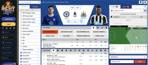 Image of Richy Leo Sports betting website layout